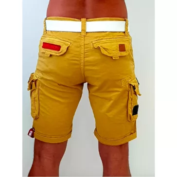 CREW SHORT PATCH - wheat