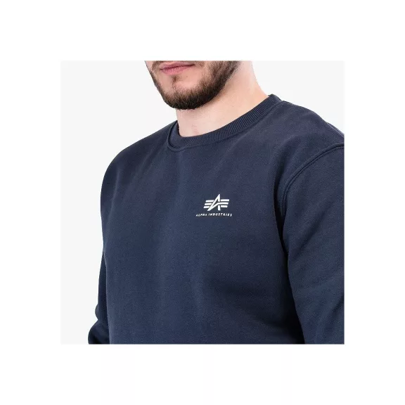 Basic Sweater Small Logo - navy
