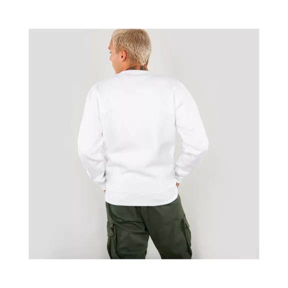 Basic Sweater Small Logo - white