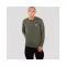 Basic Sweater Small Logo - dark olive