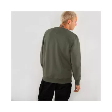 Basic Sweater Small Logo - dark olive