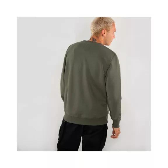 Basic Sweater Small Logo - dark olive