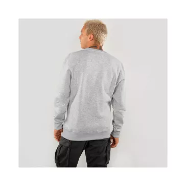 Basic Sweater Small Logo - greyheather