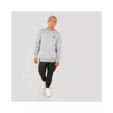 Basic Sweater Small Logo - greyheather