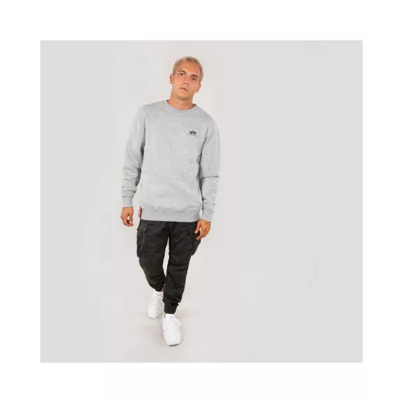 Basic Sweater Small Logo - greyheather
