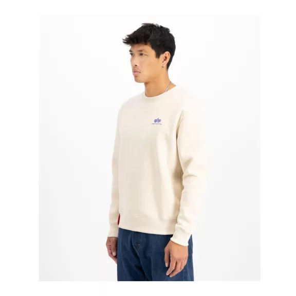 Basic Sweater Small Logo - vintage white