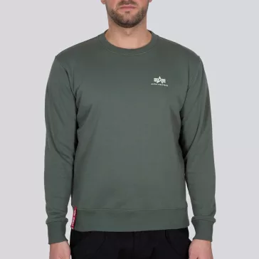 Basic Sweater Small Logo - vintage green