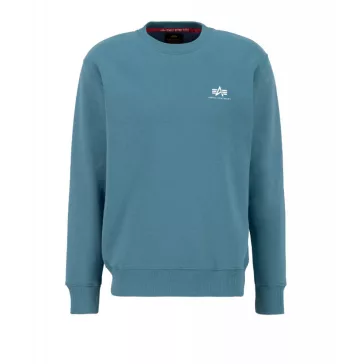 Basic Sweater Small Logo - vintage marine