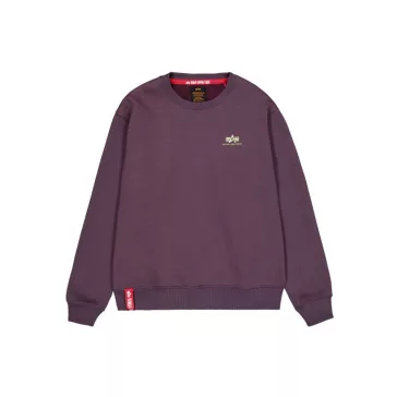 Basic Sweater Small Logo - plum