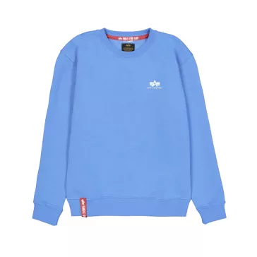 Basic Sweater Small Logo - mediteranian blue