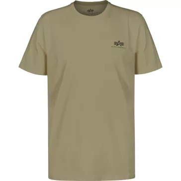 Basic T Small Logo - olive