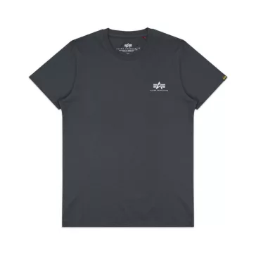 Basic T Small Logo - greyblack