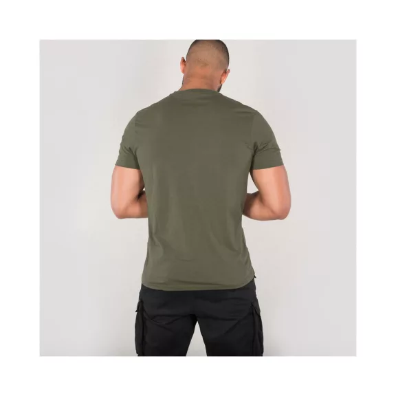 Basic T Small Logo - dark olive