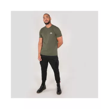 Basic T Small Logo - dark olive