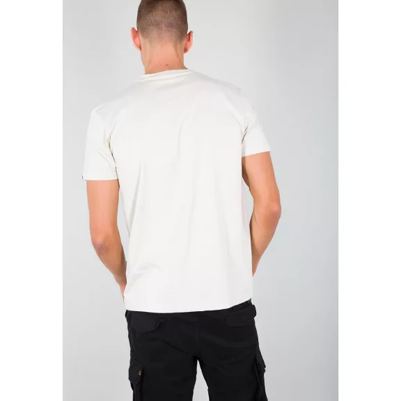 Basic T Small Logo - vintage white
