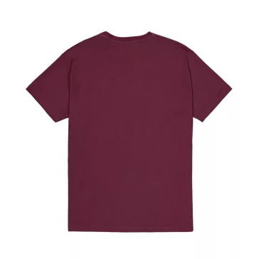 Basic T Small Logo - dark cherry