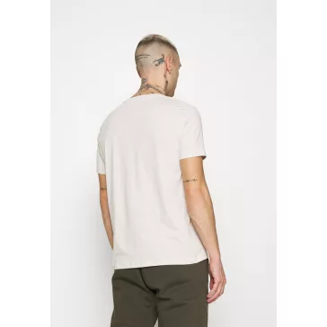 Basic T Small Logo - jet stream white/white