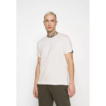 Basic T Small Logo - jet stream white/white