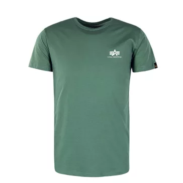 Basic T Small Logo - ivy green
