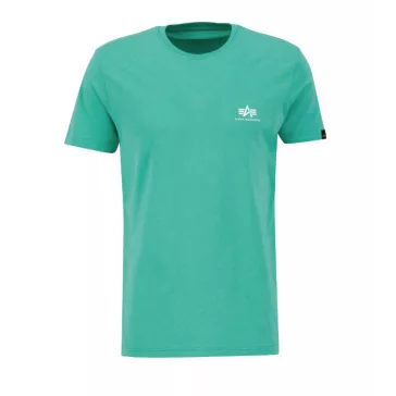 Basic T Small Logo - atomic green