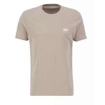 Basic T Small Logo - vintage sand