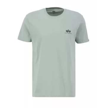 Basic T Small Logo - dusty green