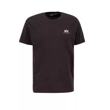 Basic T Small Logo - hunter brown