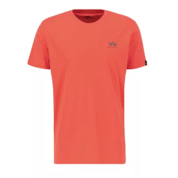 Basic T Small Logo - radiant red
