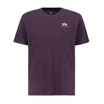 Basic T Small Logo - plum