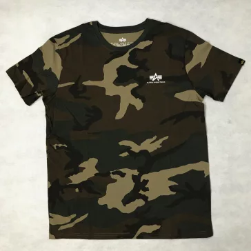 Basic T Small Logo Camo - wdl camo 65