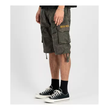 Jet Camo Short - dark olive camo