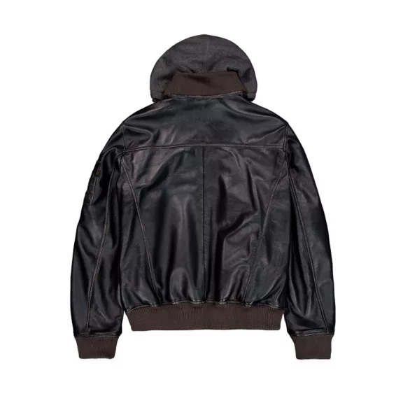 MA-1 D-Tec Leather - vintage brown