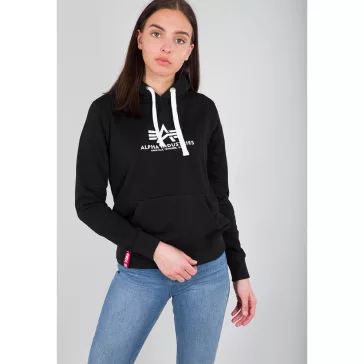 New Basic Hoody Woman - black