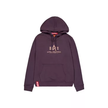 New Basic Hoodie Wmn - plum