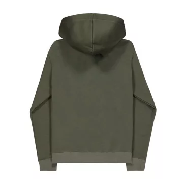 Basic Big Logo Mirror Leo Hoodie Women  - dark olive