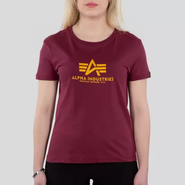 New Basic T Woman - burgundy
