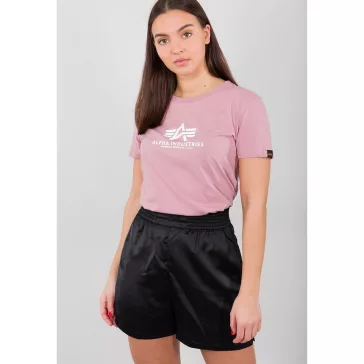 New Basic T Woman - silver pink