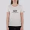 New Basic T Woman - jet stream white