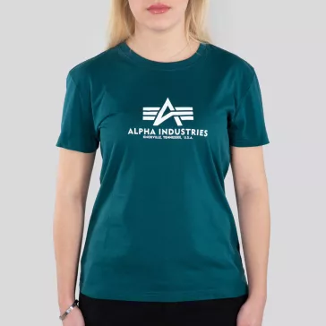 New Basic T Woman - deep petrol