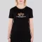 New Basic T Woman Foil Print - black/copper