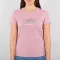 New Basic T Woman Foil Print - silver pink/metalsilver