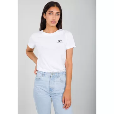 Basic T Small Logo Woman - white