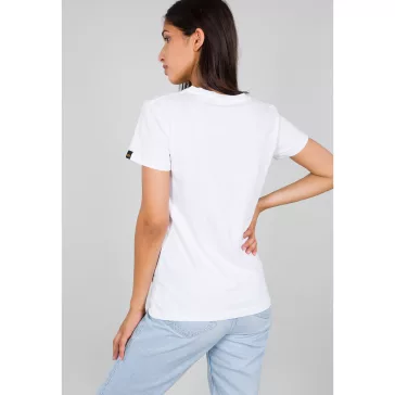 Basic T Small Logo Woman - white