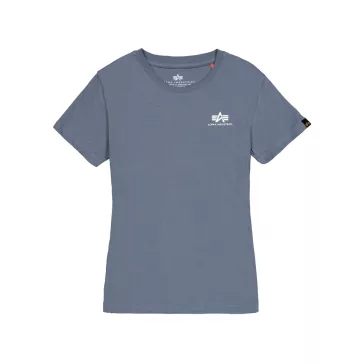 Basic T Small Logo Woman - denim blue