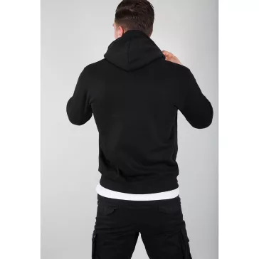 Basic Hoody Small Logo - black