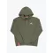 Basic Hoody Small Logo - dark olive