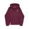 Basic Hoodie Small Logo - dark cherry