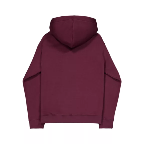 Basic Hoodie Small Logo - dark cherry