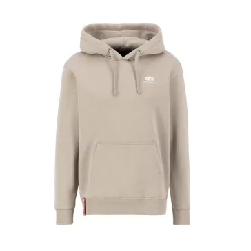 Basic Hoody Small Logo - vintage sand