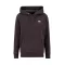 Basic Hoody Small Logo - hunter brown